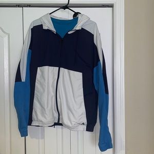 Reebok lightweight hooded tracksuit jacket